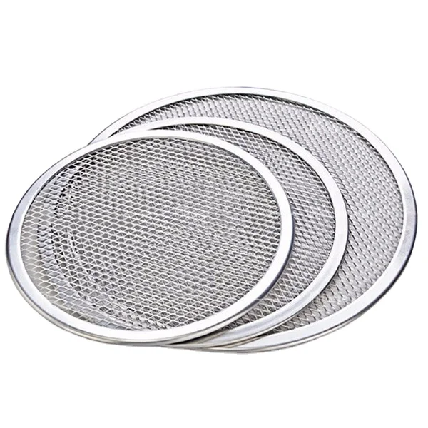 Aluminum Pizza Screen Mesh Tray