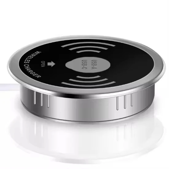 2024 Hot Desktop Wireless Fast Charger 15W Station Mobile Phone Qi mobile Wireless Charger for table