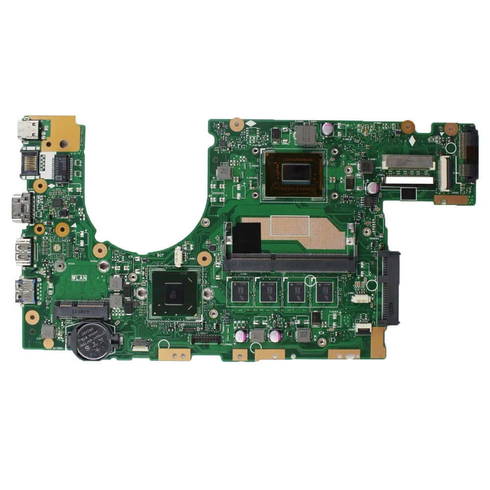 S400CA motherboard 987/1007/2117U/i3/i5/i7 CPU 4GB-RAM For ASUS S500CA S400CA S400C S500C laptop motherboard S400CA motherboards