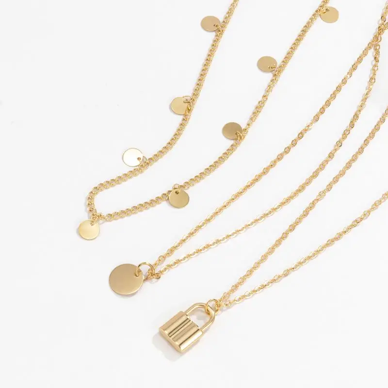 Women jewelry necklace gold plated filled man accessories jewellery fashion supplier