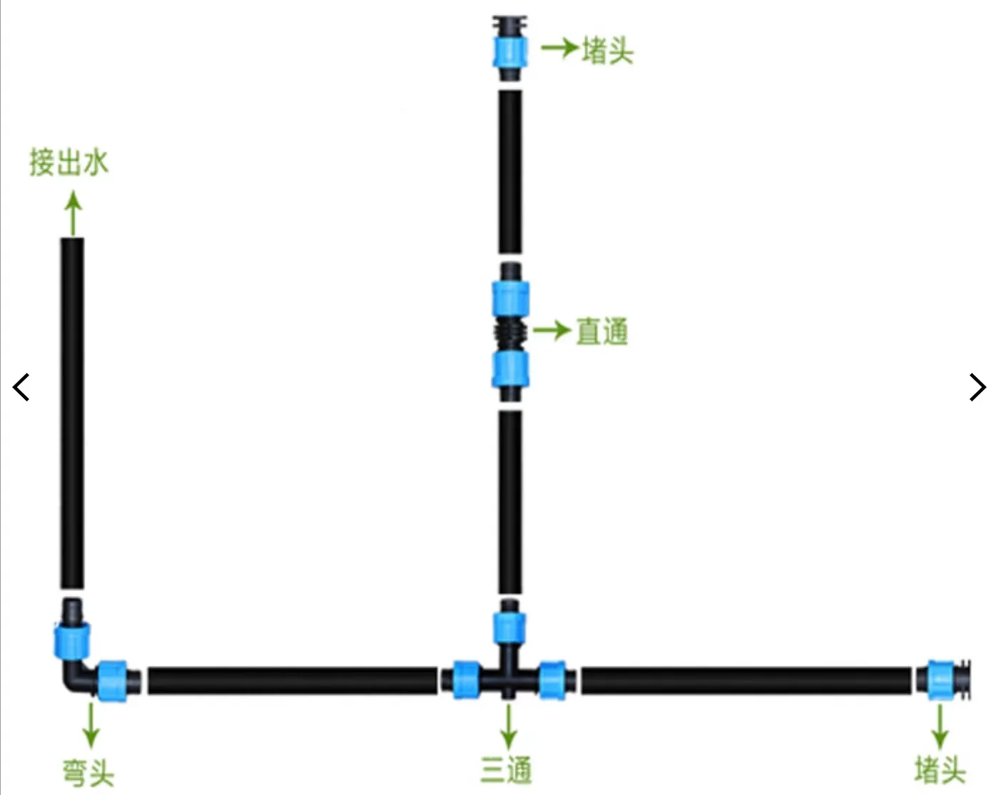 
Chinese factory hot melt pipe fittings 