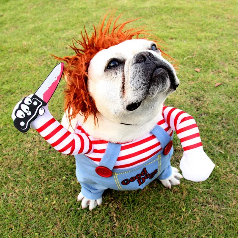 MRCOPETAL Funny Pet Clothes for Dogs Cats Halloween Costume Puppy Party Cosplay Clothes For Small Medium Large Dog Clothes