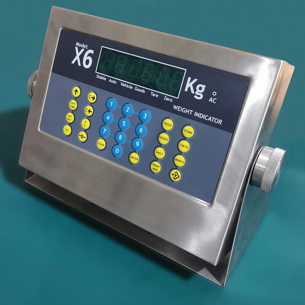 
X6 weighbridge truck scale indicator weighing terminal 