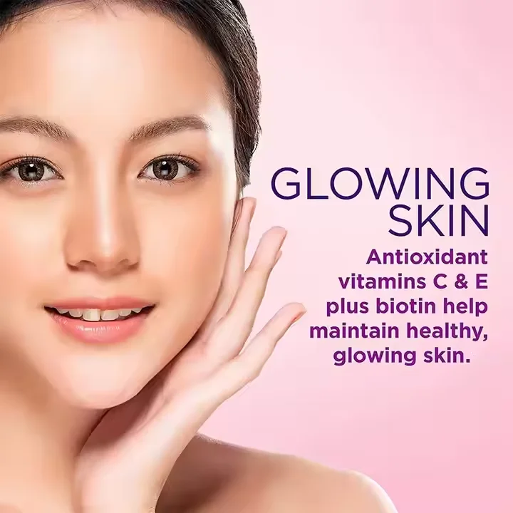 OEM Private Label Biotin Collagen Gummy with Biotin for Hair Growth Skin Nails Skin Care Collagen Gummies