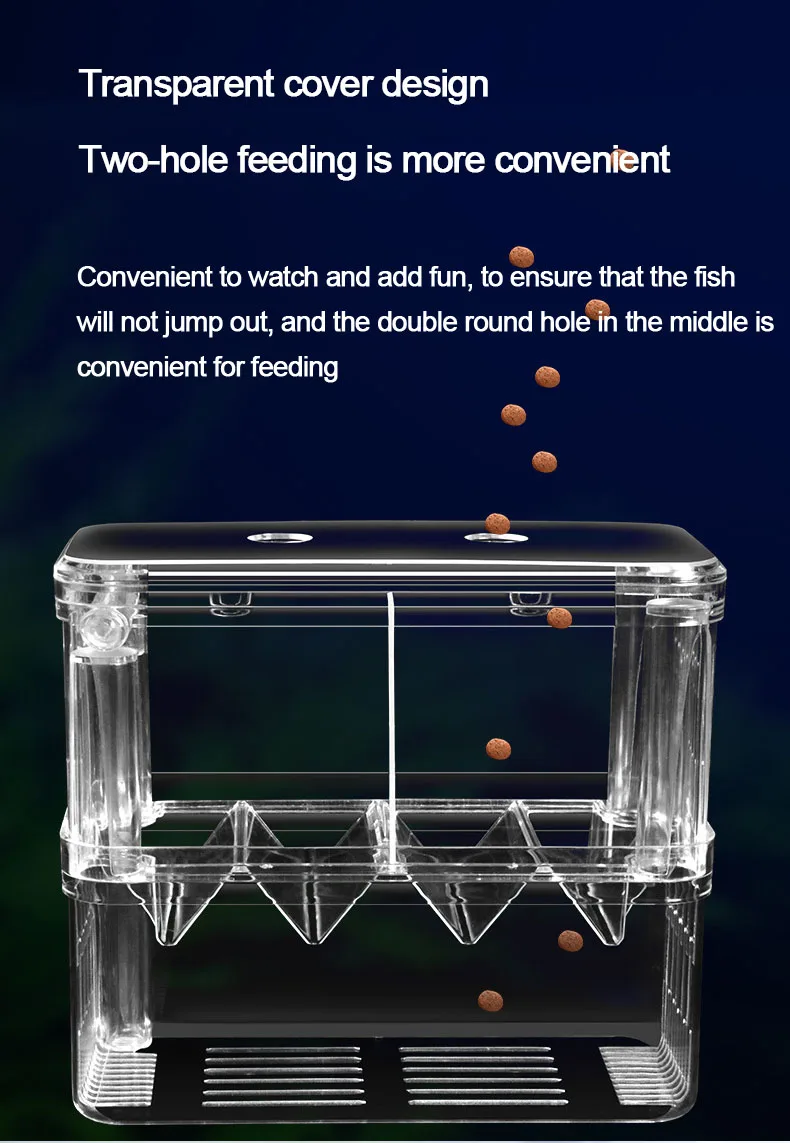 
Small fish breeding box aquarium non-acrylic isolation box spawning hatching spawning house box small fish guppy hatching 