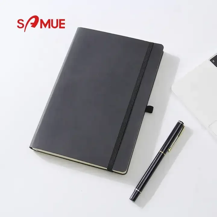 Hot Sale A5 Pocket Leather Custom Journal soft cover leather notebook custom journal With Logo For Students