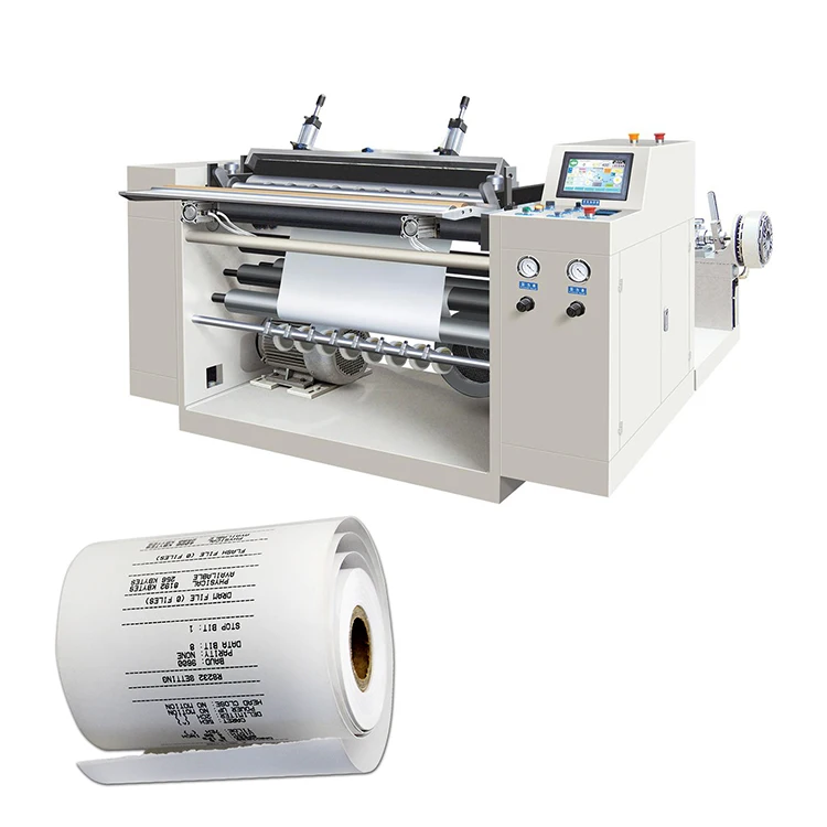 Thermal paper slitting machine atm thermal paper slitting machine cutting machine