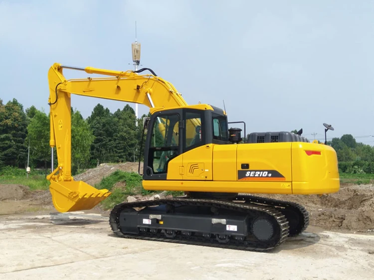 Chinese earth moving machinery excavator 21Ton Large Excavator SE210 for sale