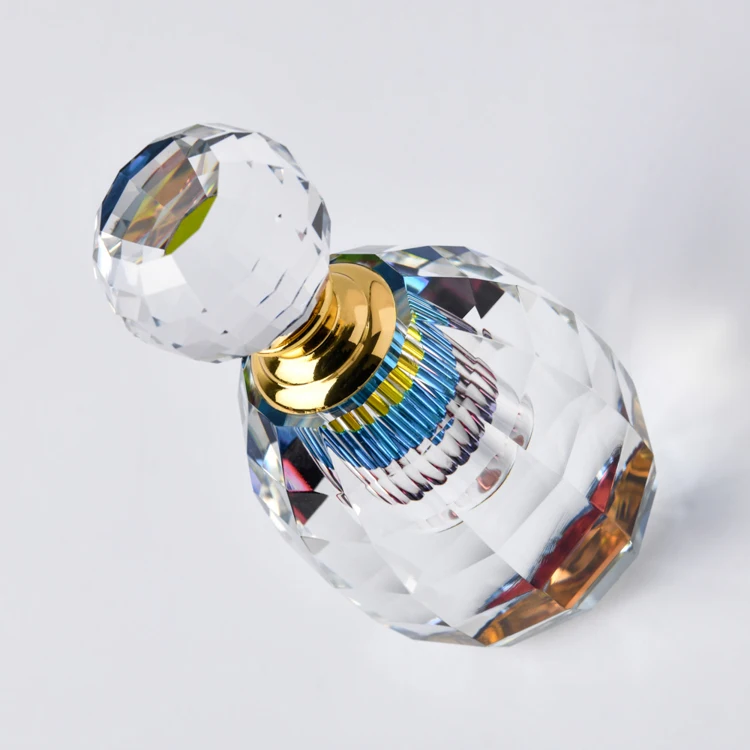 100 style custom size crystal crafts empty clear K9 crystal mini oil bottle Transparent empty perfume bottles crystal