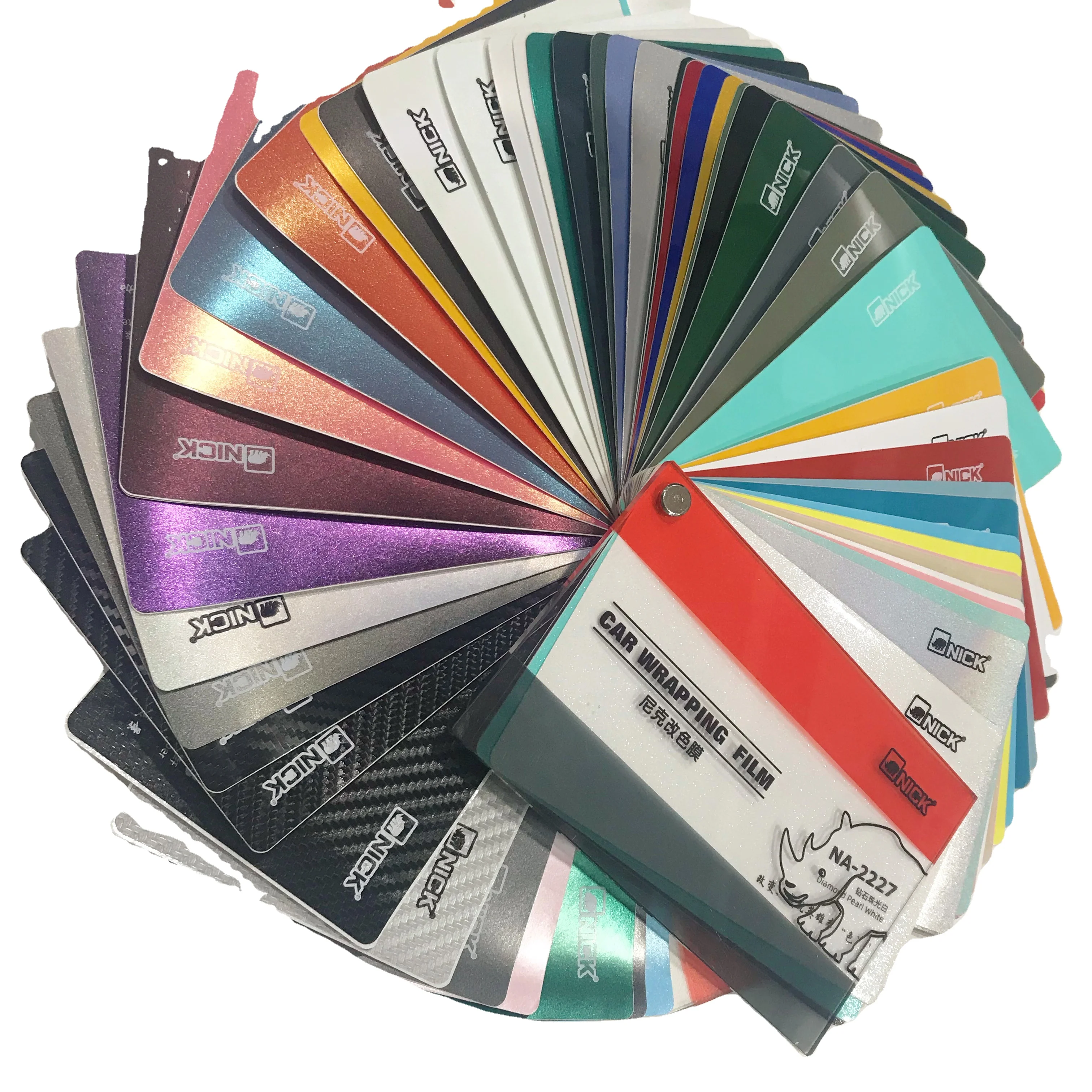 NICK Factory Price Wholesale Self-adhesive Satin Full Body Car Wrap Vinyl  Free Samples Gloss Black Color Air Bubble Free