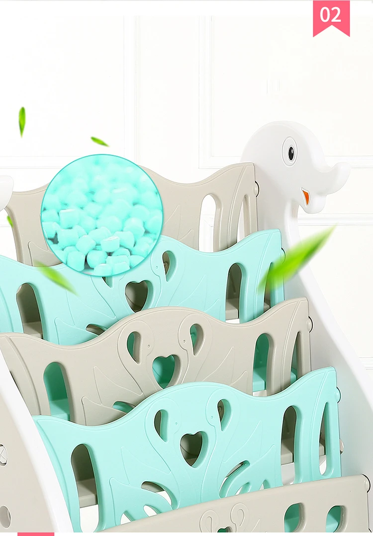 
home use baby shelf with storage box of plastic material big capacity 