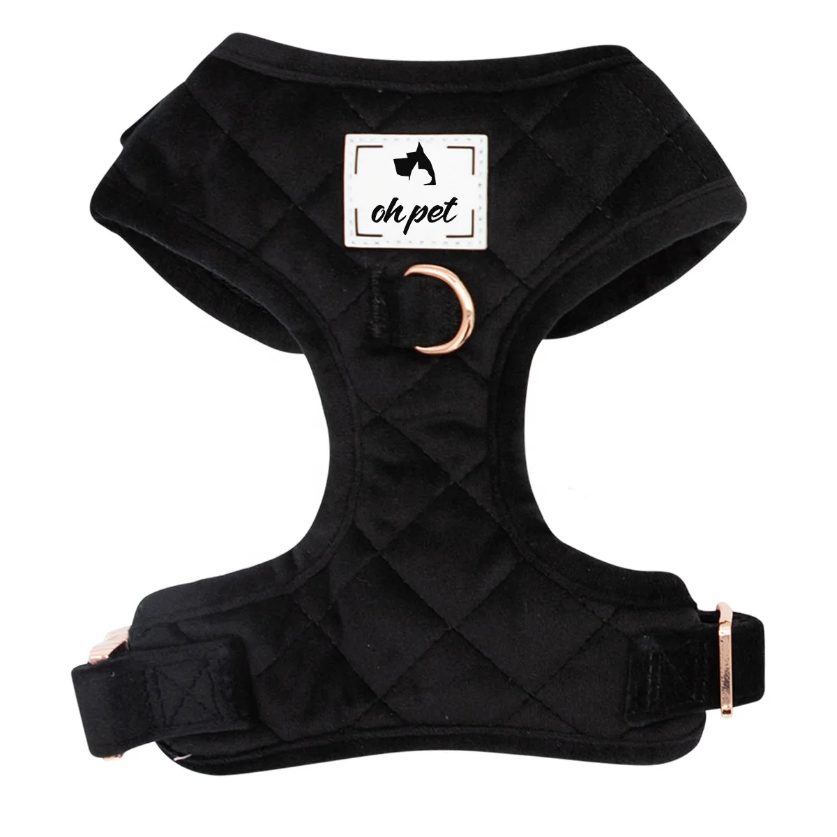 Custom Brand Logo Luxury Nylon Personalized Buckle Dog Leash Hardware Plastic Collar Escape Proof Dog Harness Set Dog Seat Belt