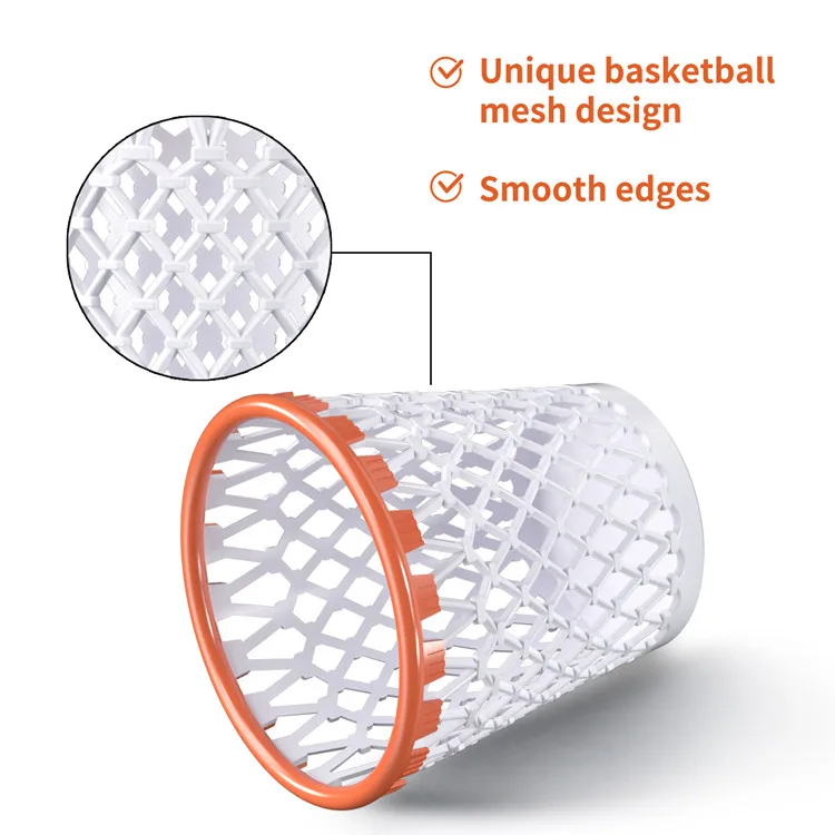 Factory Office Desktop Pen Holder Plastic Desk Organizer Mesh Pencil Holder