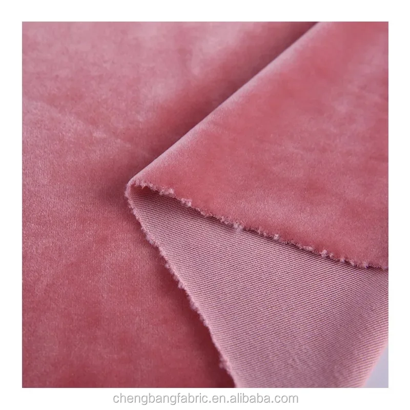 95 polyester 5 spandex super soft soild dyed minky plush fabric super soft school velvet fabric