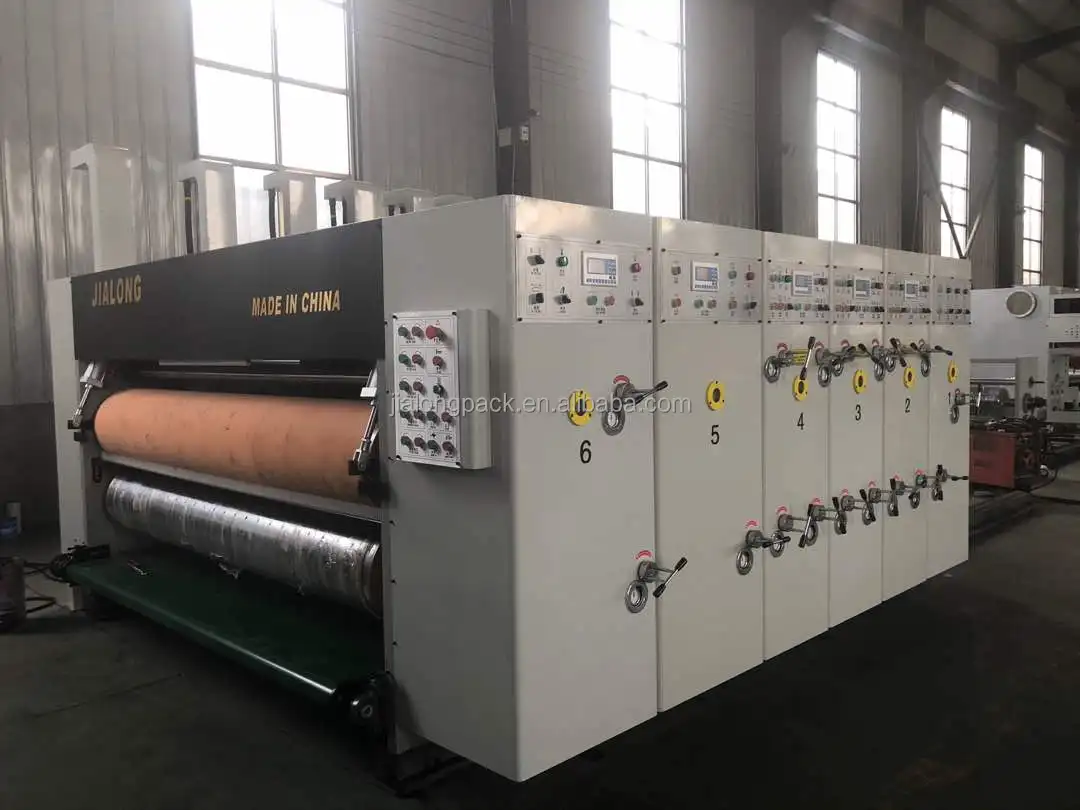 Cheap And High Quality Fully Automatic Lead Edge Feeding Printer Slotter Die Cutting Machine