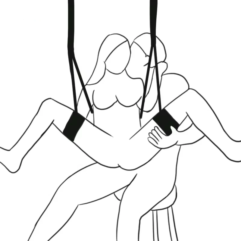 SM Sex Position Love Strong Swing Sex furniture Auxiliary tool prop Fantasy Yoga Erotic toy