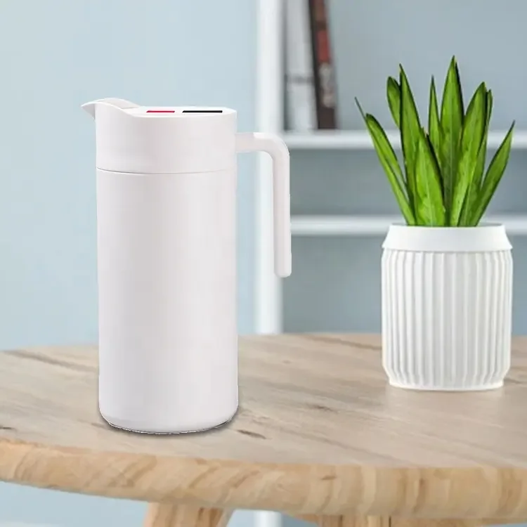 Household intelligent thermos with large capacity double layer vacuum coffee maker