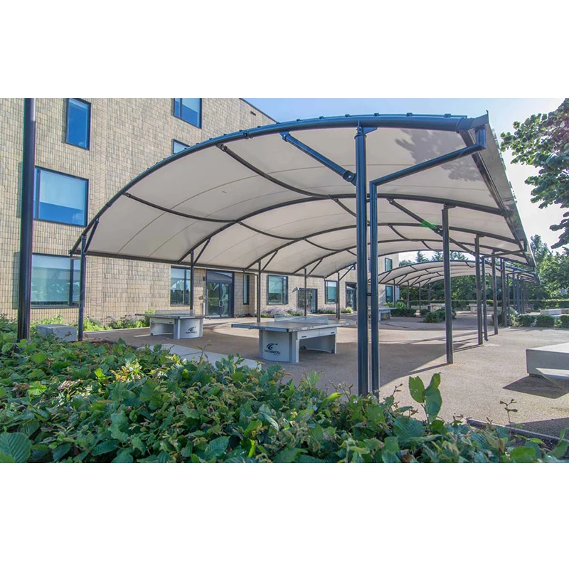 Hot Sale Outdoor Panoramic Paddle Tennis Court Cover Indoor Badminton Court Roof Sport Hall Canopy Shelter Padel Court With Roof