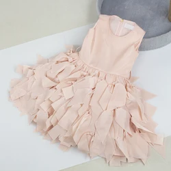 2022 Manufacturer Hot Sale Baby Dress for Girl High Quality Breathable Girl Dress for Party Summer OEM Service Sleeveless Flora