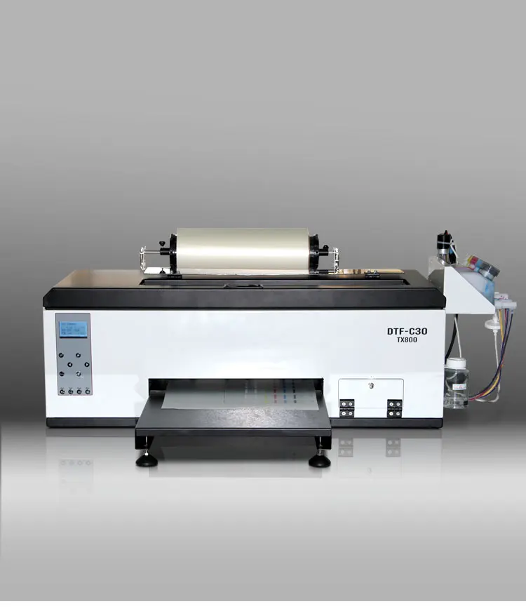Factory direct Dtf Inkjet Printer Tx800 A3 Heat Transfer Printing Machine Direct To Film Dtf Inkjet Printer 30cm