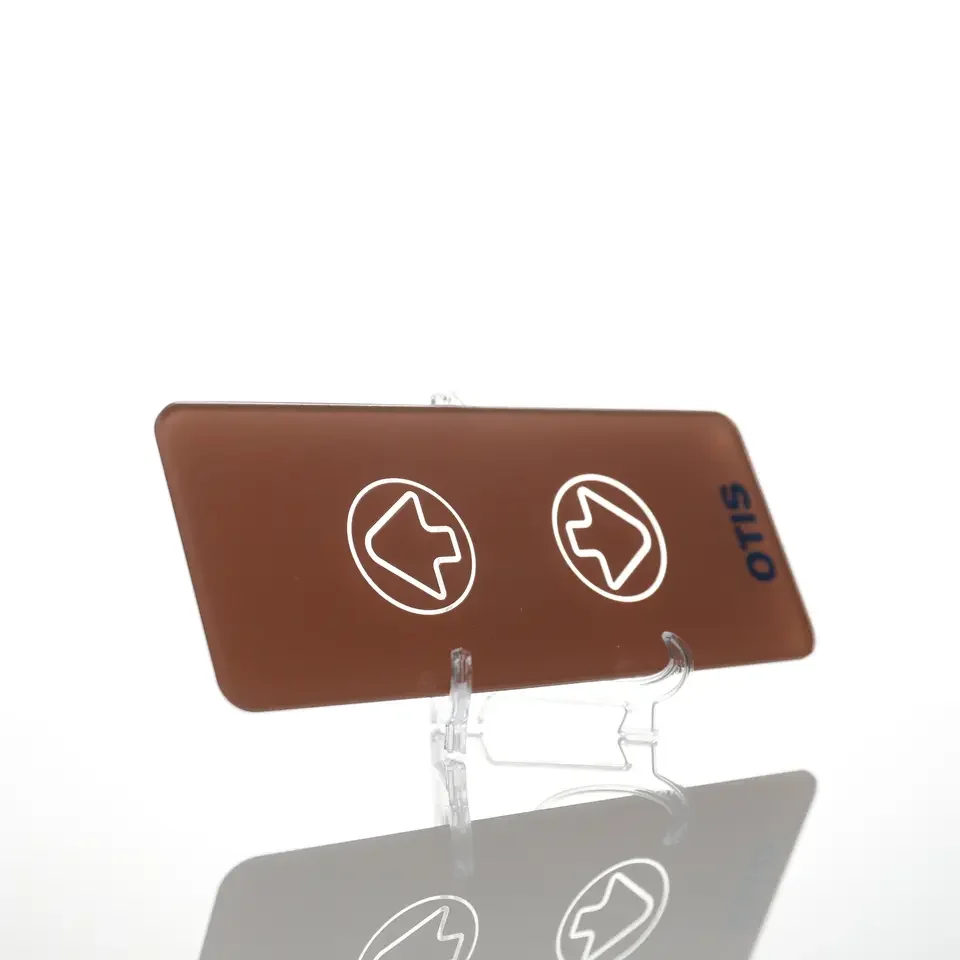 OED & OEM Silkscreen Glass Panel 2023 BO-GLASS Design Electronic Application Use Tempered Glass