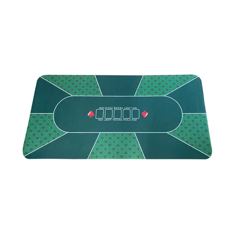 
Gaming Table Rubber based Poker Mat Texas Poker waterproof table mat Poker Game Casino Mat 