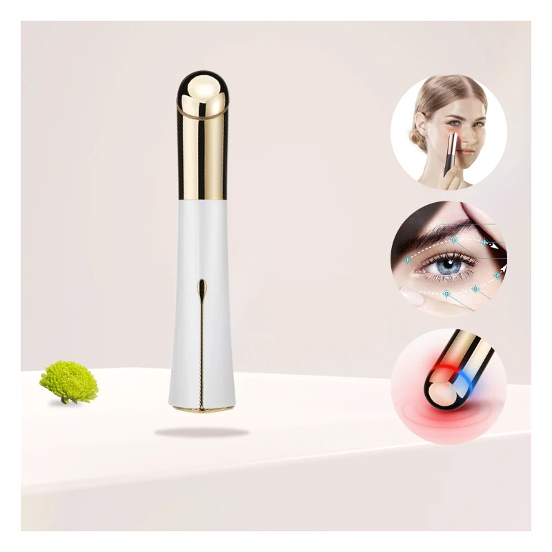 USB Electric Eye Antiwrinkle Massager LED Photon dark circle Beauty Device Pink Green Gift Waterproof White Travel Radio OEM