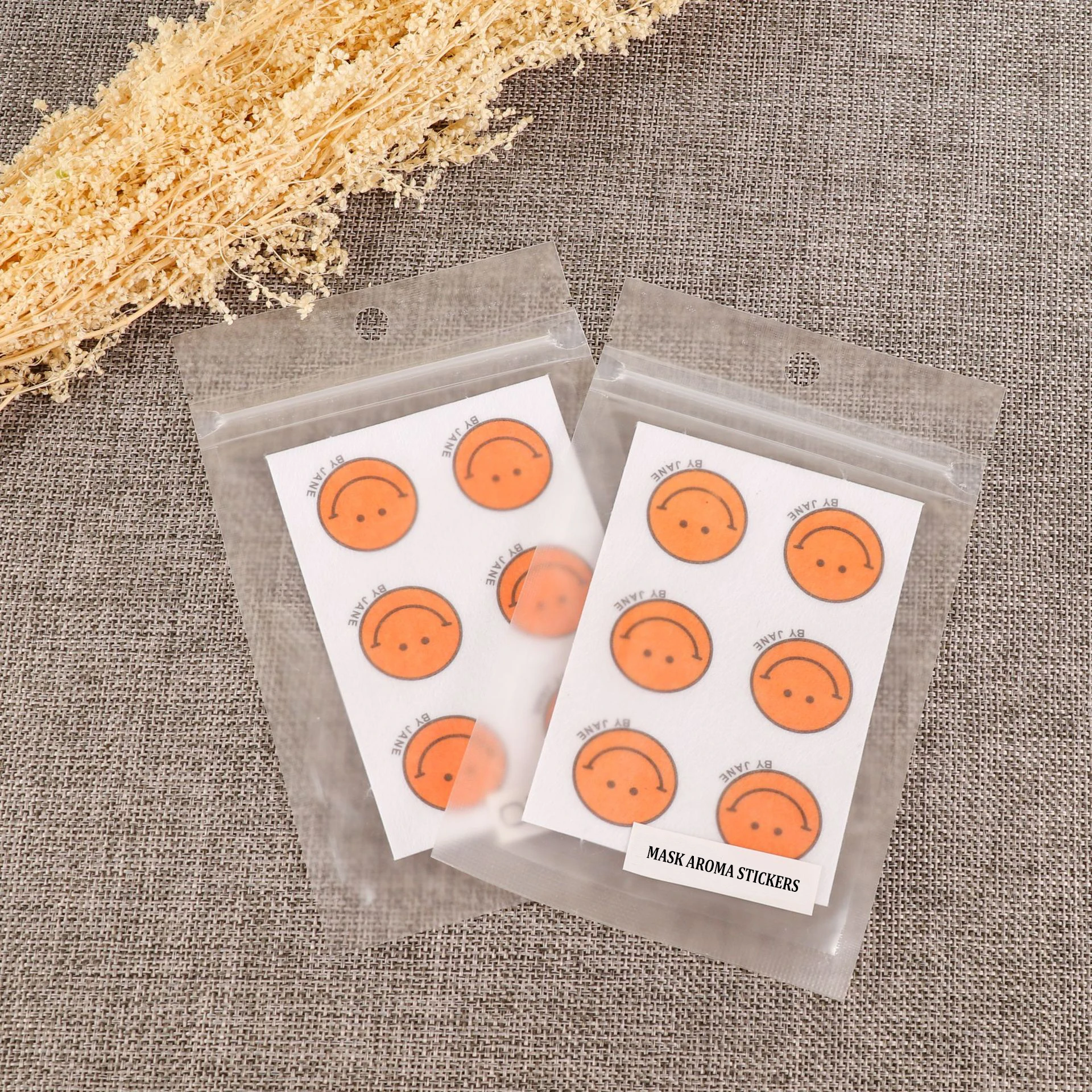 Kids Therapy Manufacturing Custom Animation Scented Stickers Aromatic Face Shoes Smell Remover mask Aroma Patch Sticker