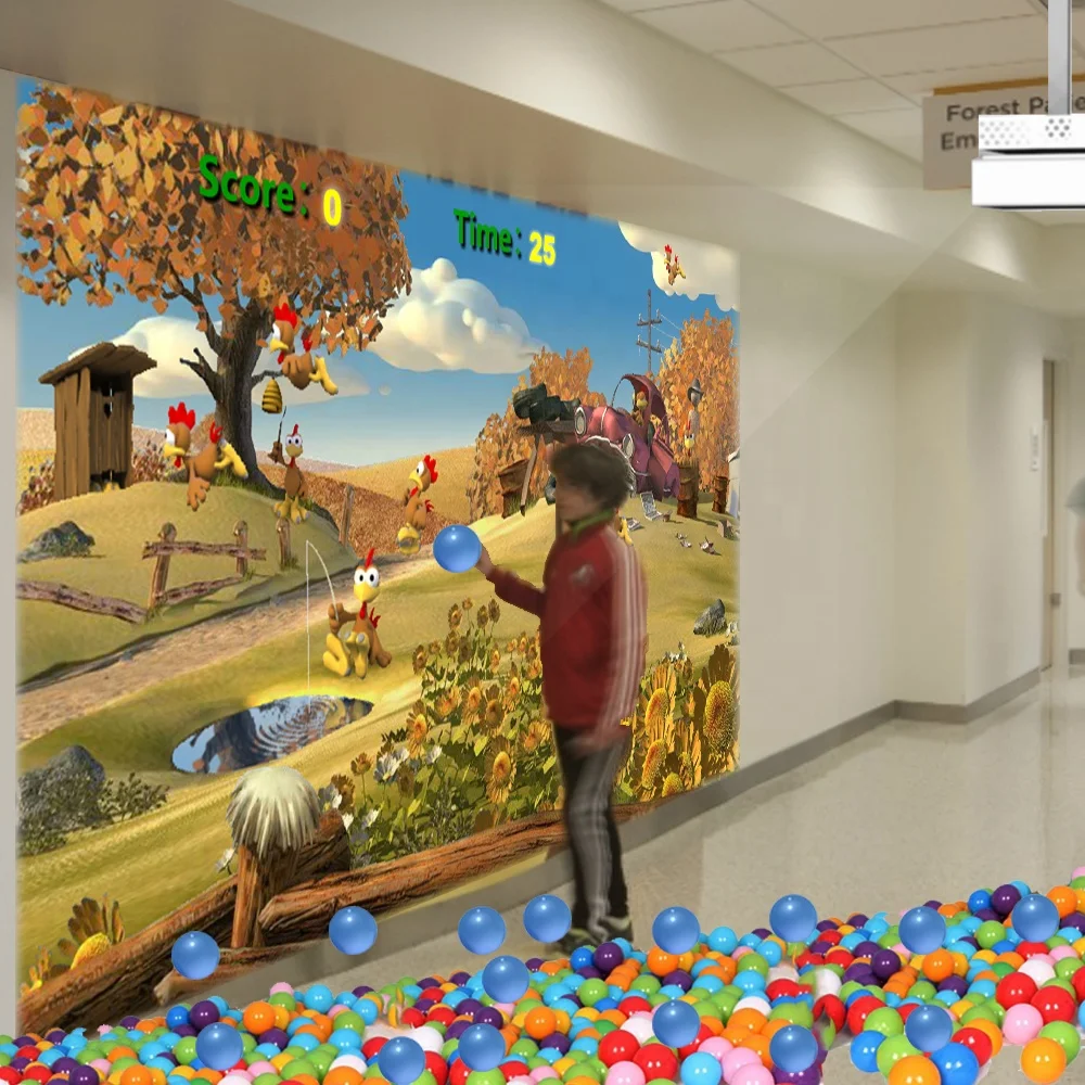 ChariotTech other amusement park products: interactive crazy ball games system