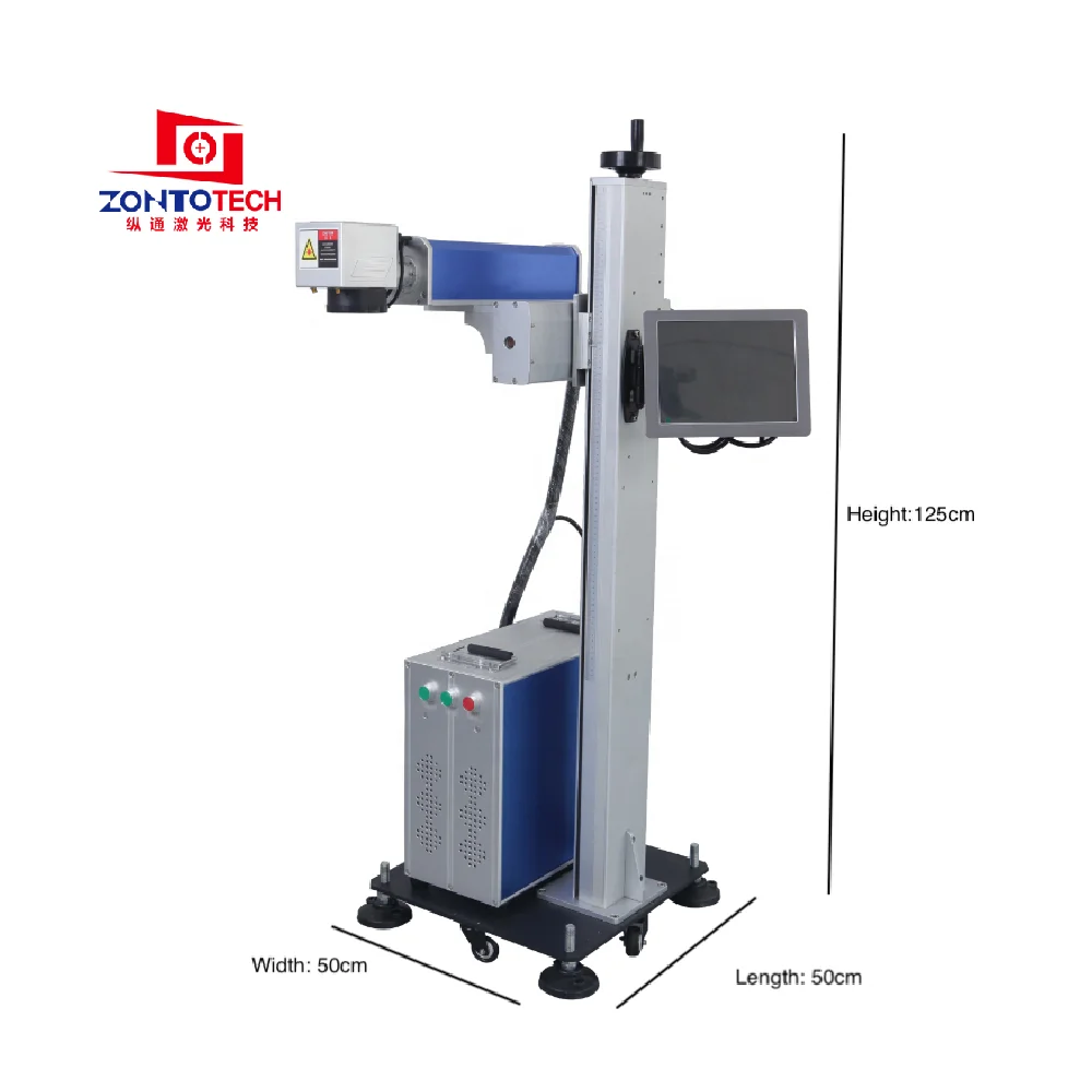 Стойка жесткая окружающая лазерная гравировальная машина/лазерная маркировочная машина для hdpe трубы ПВХ Трубы Лазерная печатная