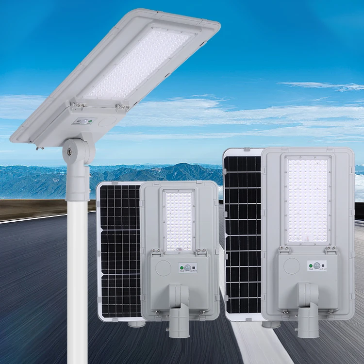 Energy Saving Ip65 Waterproof Aluminum Smd 60w 100w 180w 240w All In One Integrated Solar Led Street Light