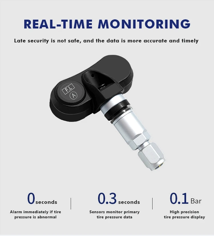 433MHZ and 315 MHZ frequency dual function universal Programmable Tire Pressure Sensor TPMS