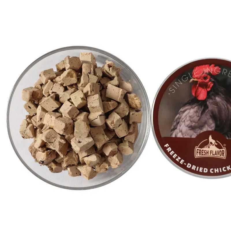 Wholesale raw OEM freeze dried chicken liver meat cat pet food pet treats food for dog pet dental health