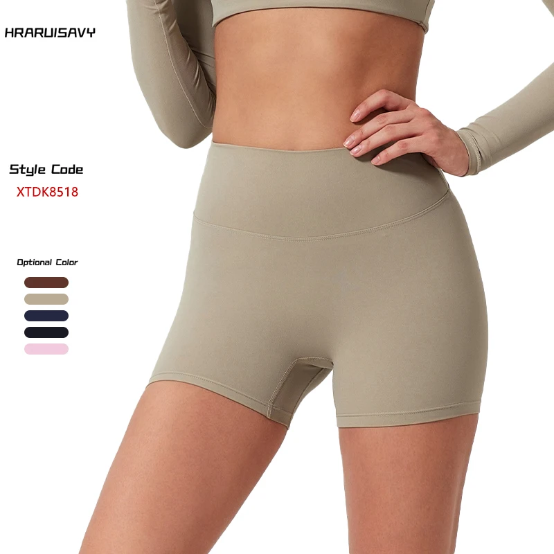 Breathable Quick Dry Sportswear Yoga Shorts Scrunch Butt Gym Fitness Women Running Tights Active Wear Biker Shorts