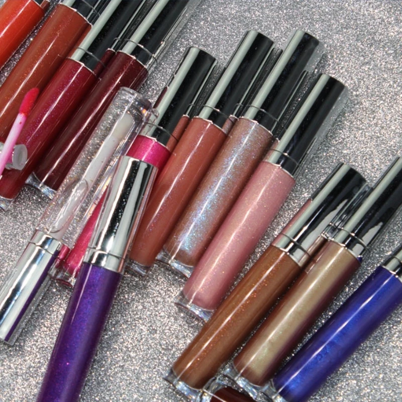 
High Pigment Vegan Natural Smooth Plumping Matte Shimmer High Shine Nude Shiny Glossy Glitter Lipgloss Private Label Lip Plumper 