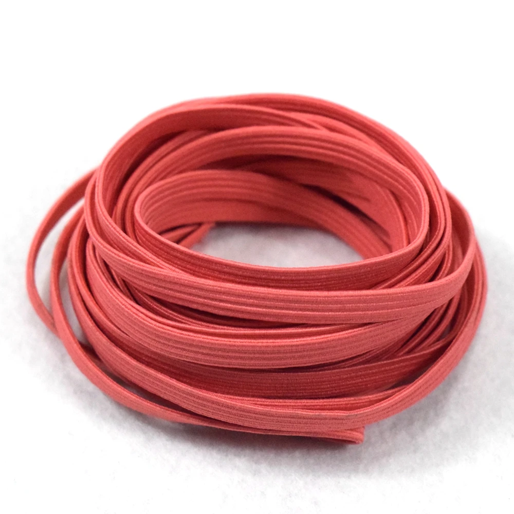 Hongyu Factory wholesale 7mm flat bungee strap elastic skipping rope jump for kids 8 year