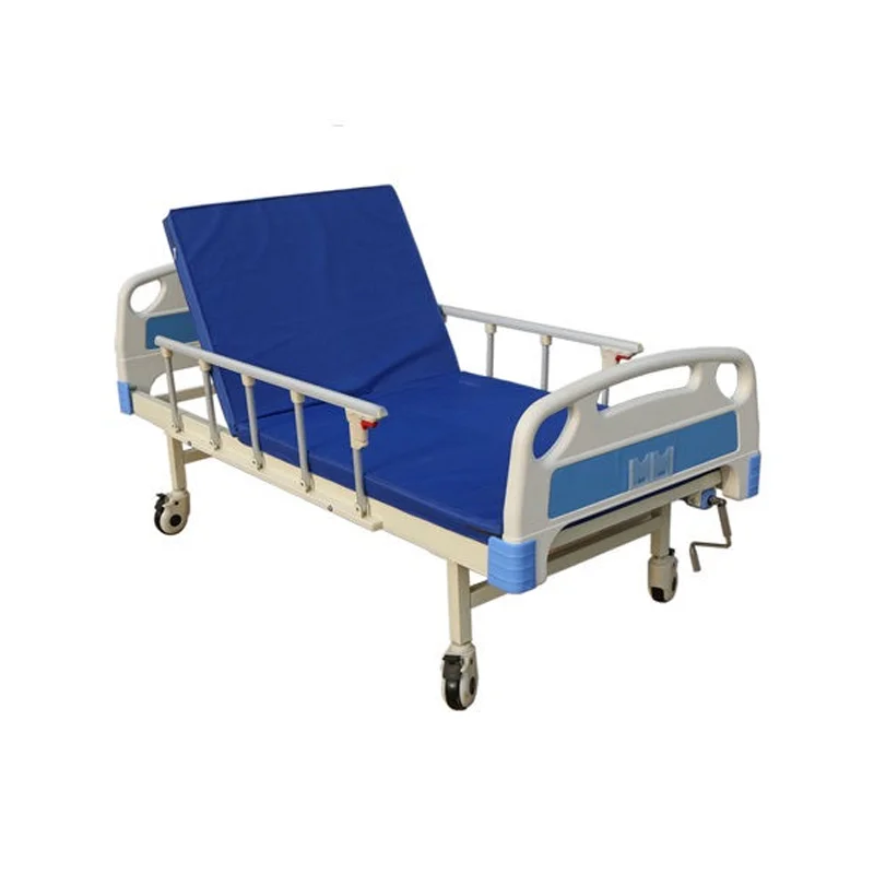 
Cheap prices all dimensions 2 cranks manual hospital bed furniture with side rails for sale 