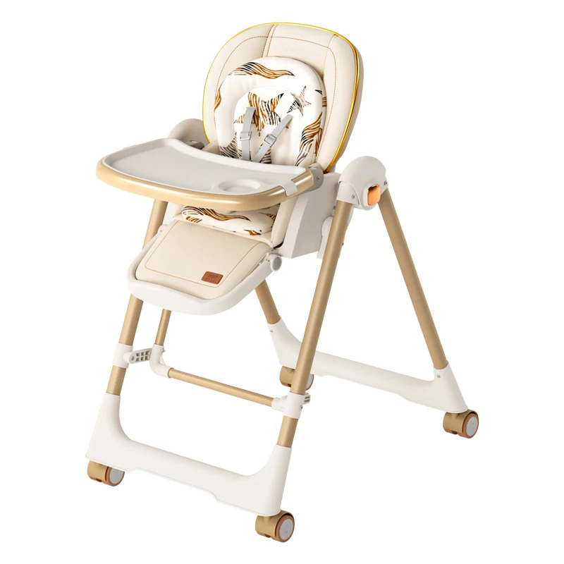 Baby High Chair Travel Infant Comfortable Armchair Portable Baby Feeding Chair Adjustable High Chair