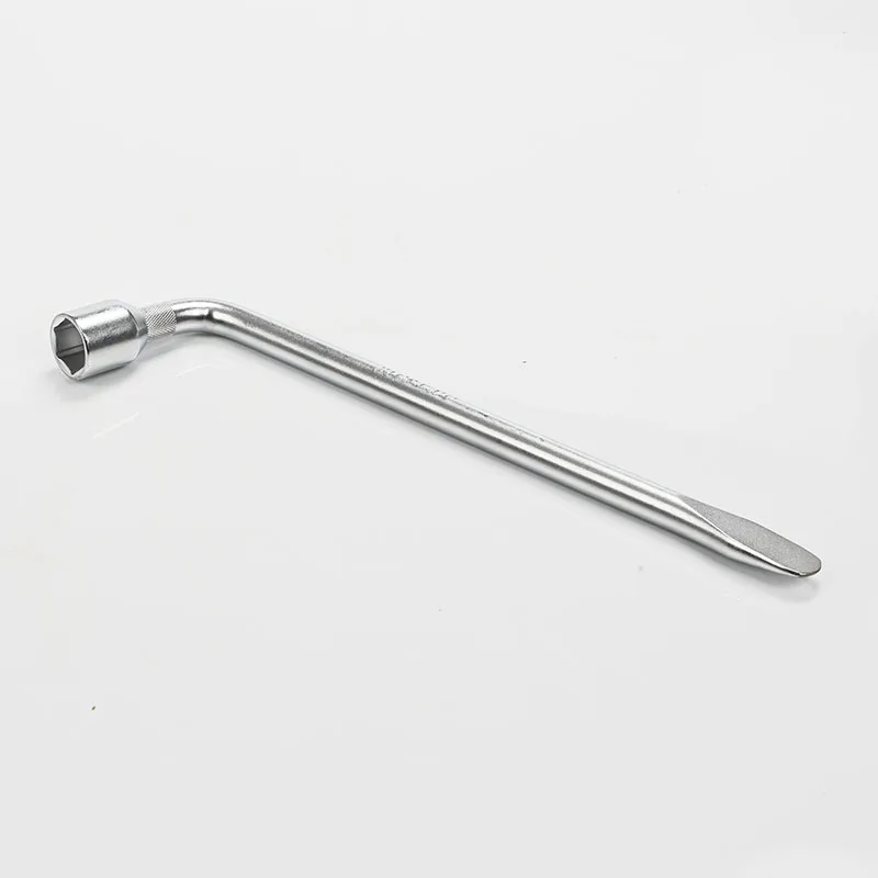 23 inches L Type Hexagon Slotted End Socket Lug Tire Wheel Wrench Repair Tool