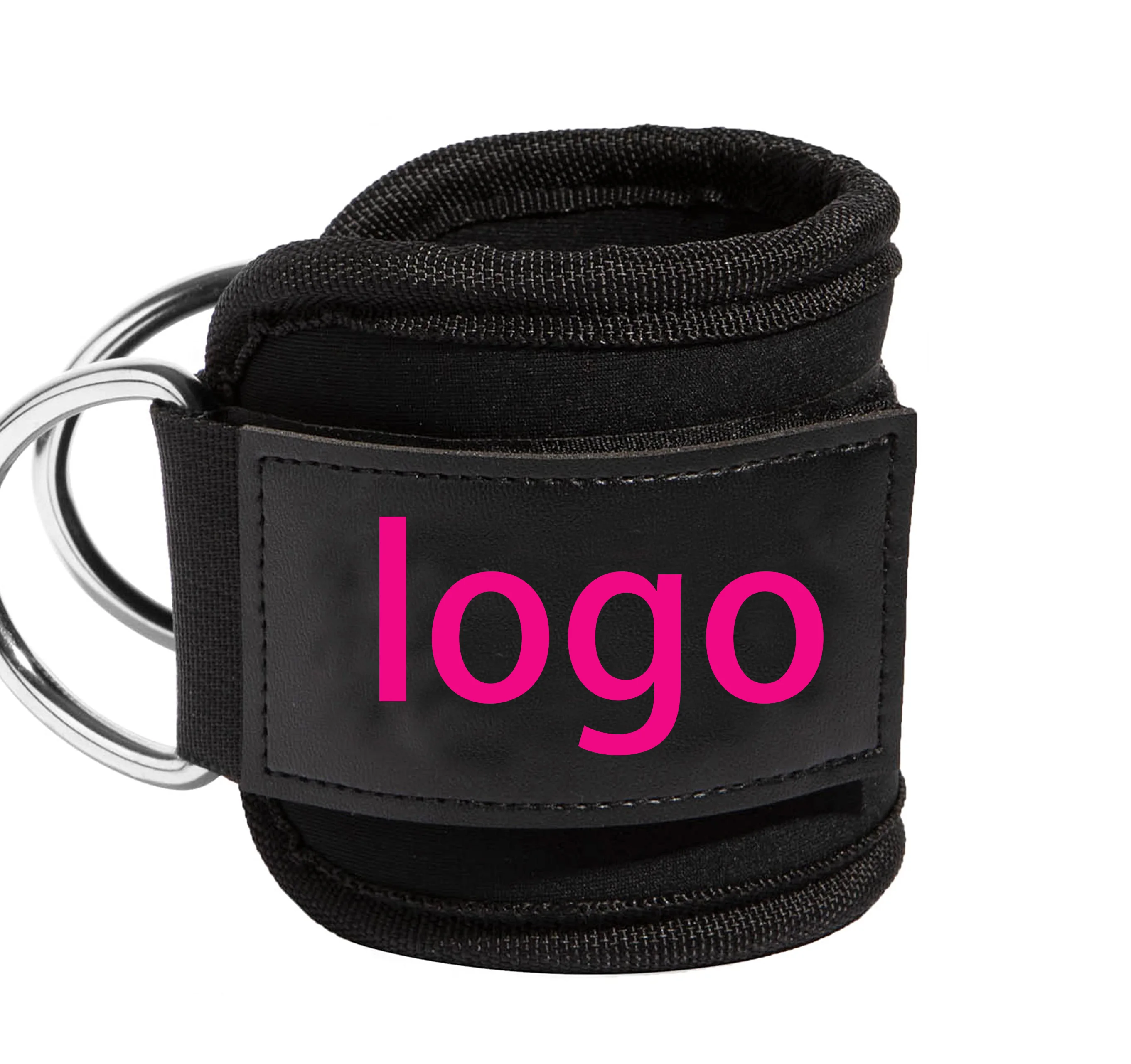 Ankle Straps (Pair) For Cable Machine Kickbacks Glute Workouts Lower Body Exercises - Adjustable Leg Straps with Neoprene Padd