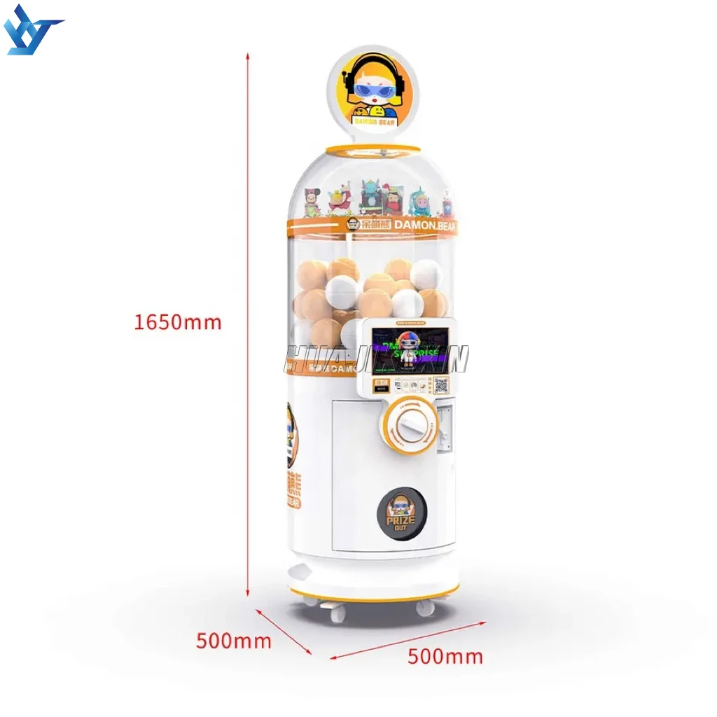 Coin Operated Capsule Kids Play Toy Custom Capsule Gashapon Gift Machine Capsule Gashapon Vending Machine