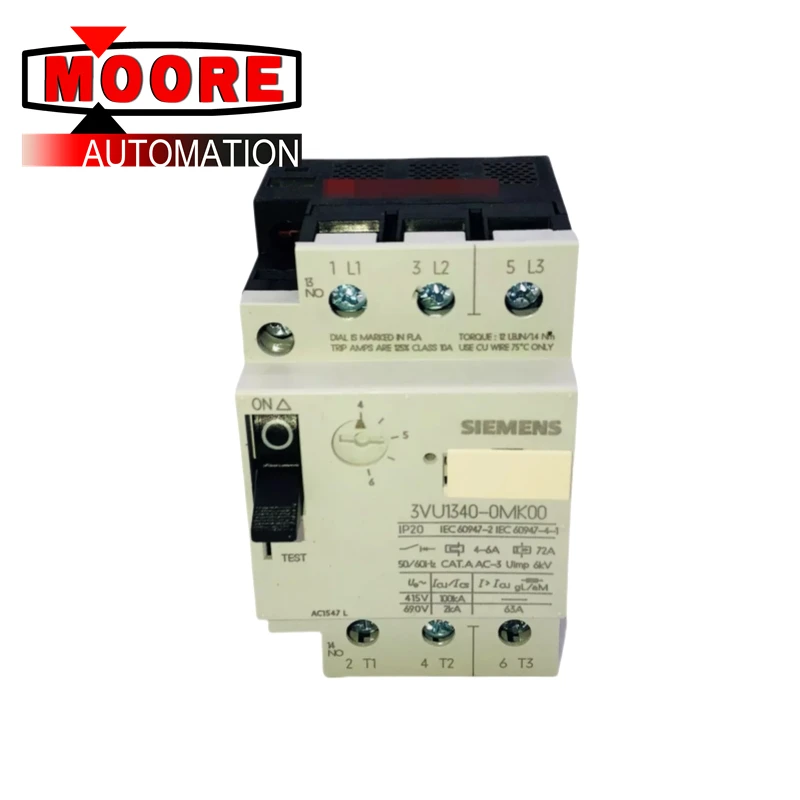 Motor protection circuit breakers module Siemen s 3VU1340-0MK00