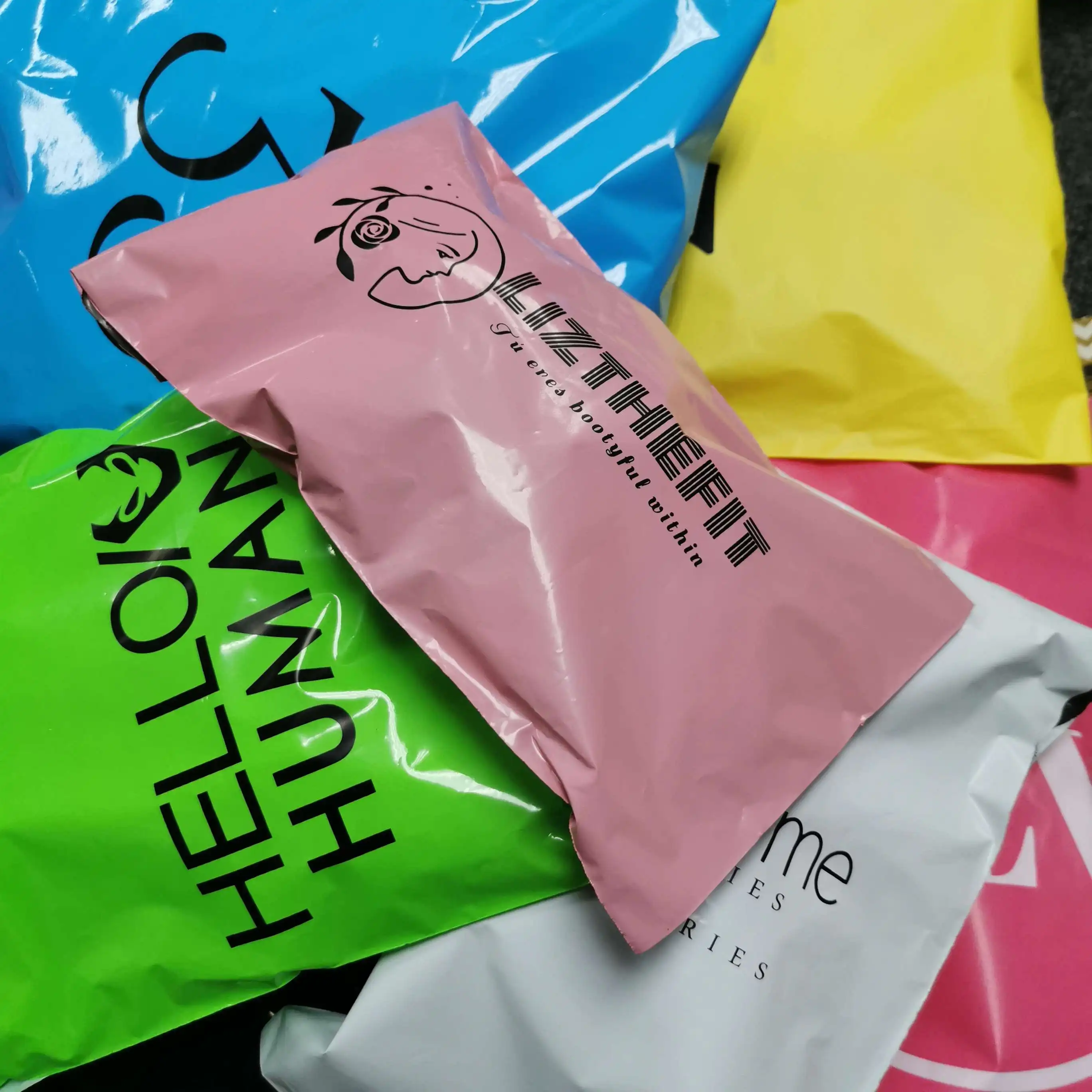 custom polly mailer bags for clothes plastic custom mailing bag with logo shipping bag