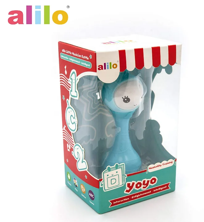 Alilo Interactive Education Toys Learning Music Smart Bunny Christmas Rattles for Baby