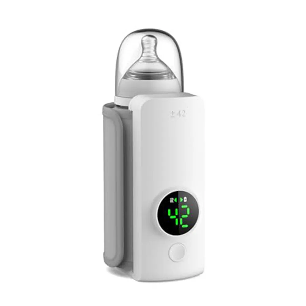 2024, новинка, грелка для детской бутылочки с USB, переносная перезаряжаемая Беспроводная бутылочка для детского молока и смесей