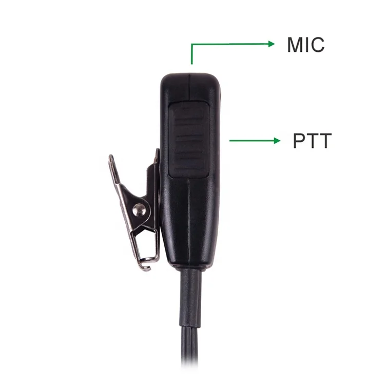 Walkie talkie headset clear tube headset with Quick Disconnect for Motorola Icom Kenwood HTY Midland two way radio brands