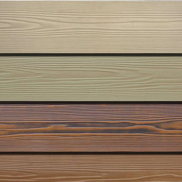 Modern Grey Compressed Fibre Cement Sheets for Outdoor Deck Flooring Wood Grain Design Basic Grey Cement Board Floor Sheeting