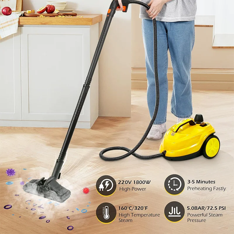 Portable Home Steam Mop Cleaner Machine Professional Car Sofa Carpet High Pressure Steam Cleaner