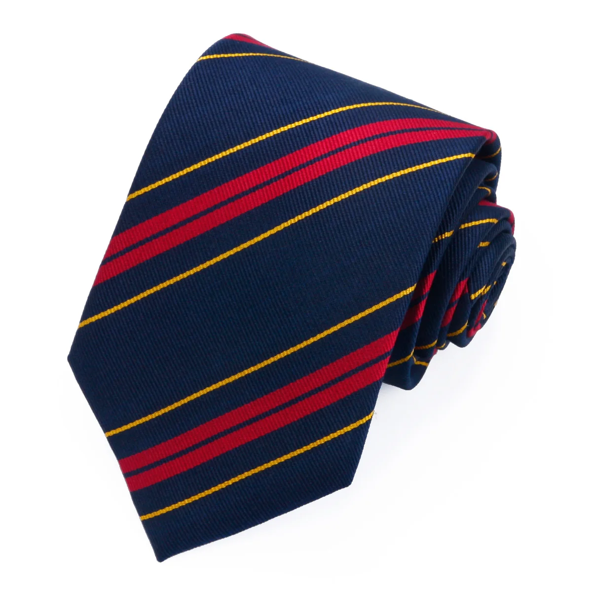 Мужские галстуки Hamocigia, жаккардовые тканые галстуки в полоску бордового цвета из 100% шелка, новейший дизайн
