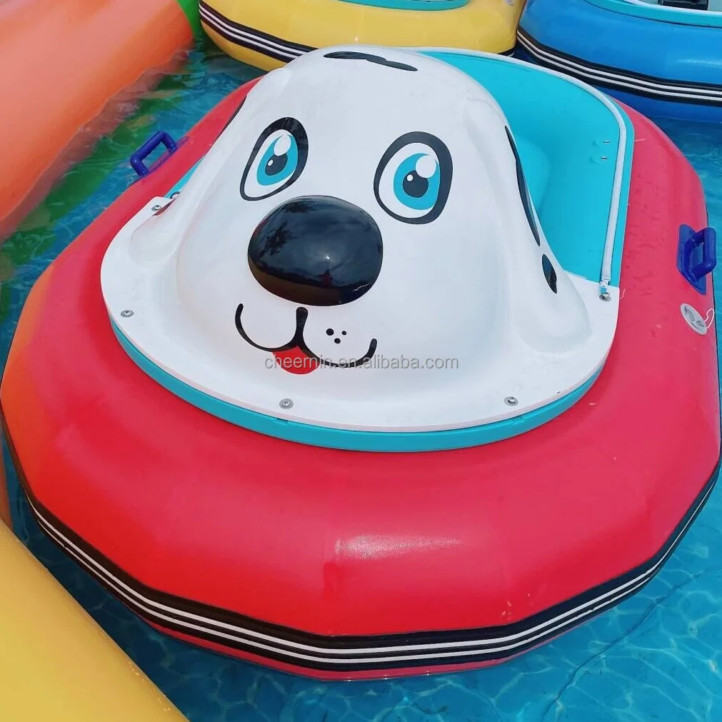 Fashion design HDPE durable material electric bumper boats for kids and adults